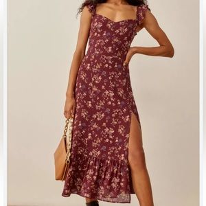 REFORMATION - Bondi Floral Sleeveless Midi Dress